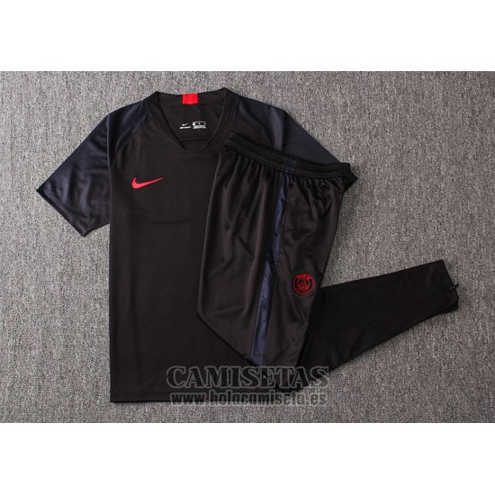 Chandal del Paris Saint-Germain Manga Corta 2019-2020 Negro